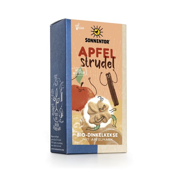 Apfelstrudel Kekse bio 100 g, Packung | © SONNENTOR